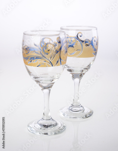 glass isolated on the white background