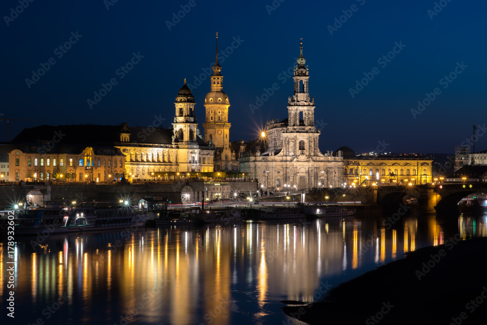 Dresden mit Abendstimmung