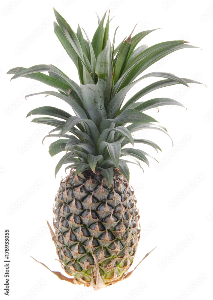 Obraz premium Pineapple, Pineapple tropical fruit on background