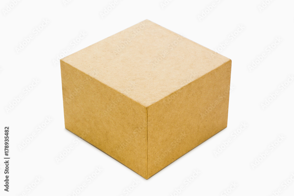 Cardboard box isolated on white background Cardboard box isolated on white background