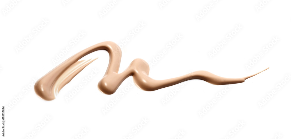 Liquid foundation isolated on white Liquid foundation isolated on white
