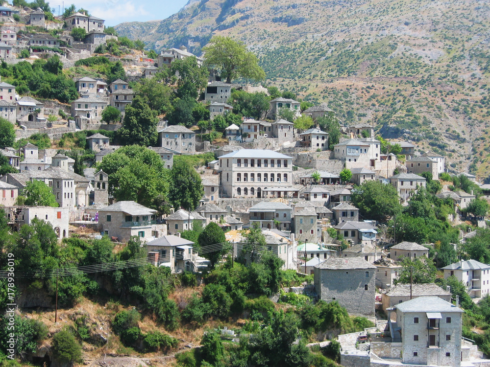 Syrrako village in Ioannina Epirus Greece