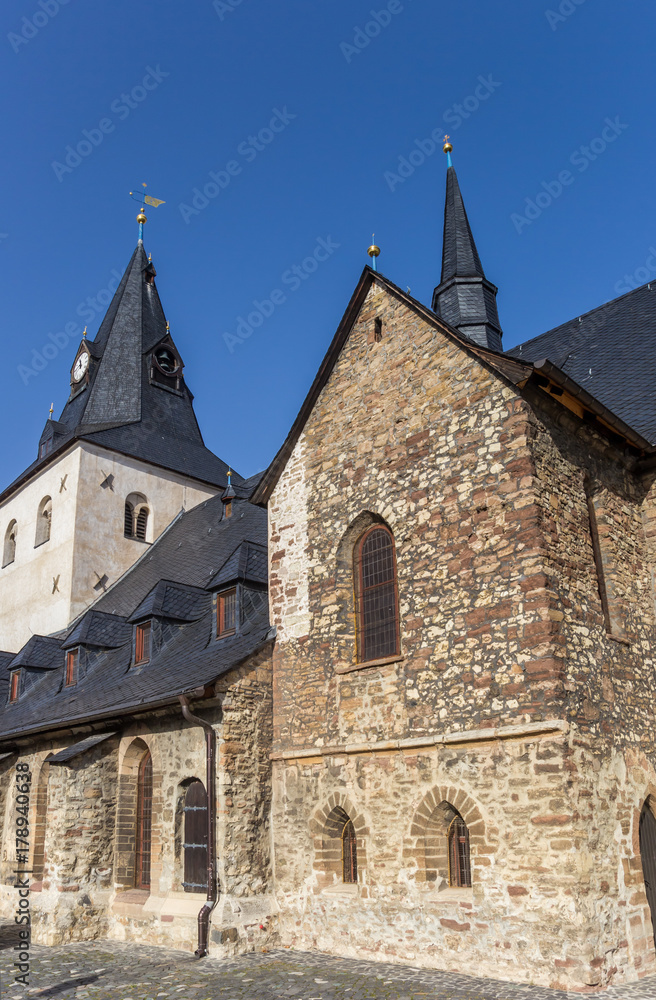 St. Johannis church in the historic center of Wernigerode