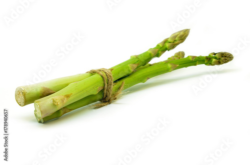 Delicious isolated asparagus