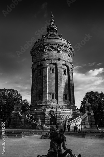 Obraz na płótnie Wasserturm Mannheim SW