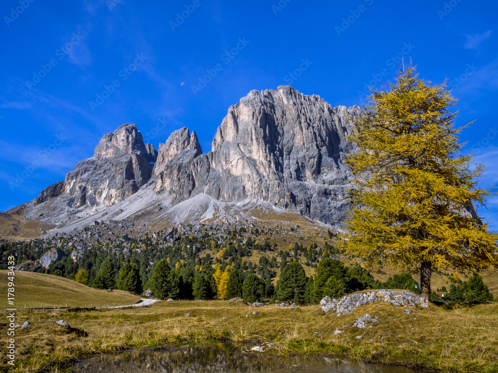 Dolomites, Sella Pass South Tyrol, Italy Dolomites, Sella Pass South Tyrol, Italy