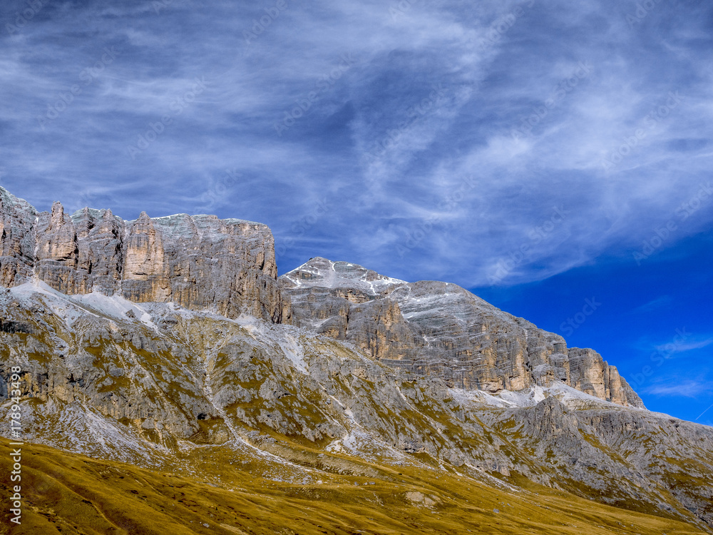 Fototapeta premium Dolomites, Sella Group, South Tyrol, Italy