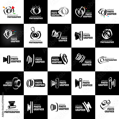 vector logo for photographer