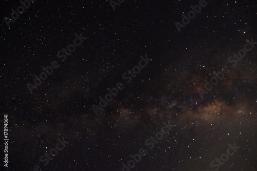 Milky way galaxy dark sky deep night
