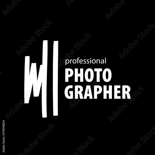 vector logo for photographer