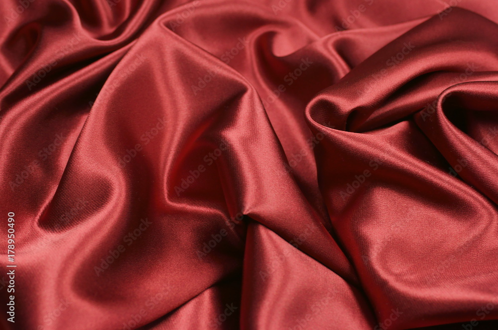 Fabric silk red Fabric silk red