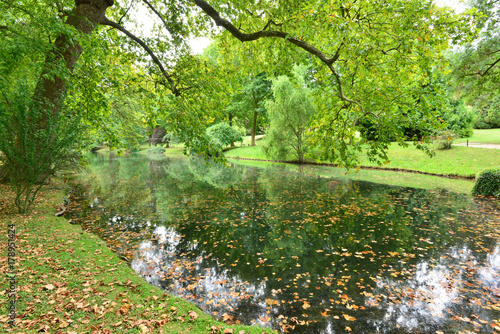 Poissy; France - september4 2017 : the Messonier public park photo