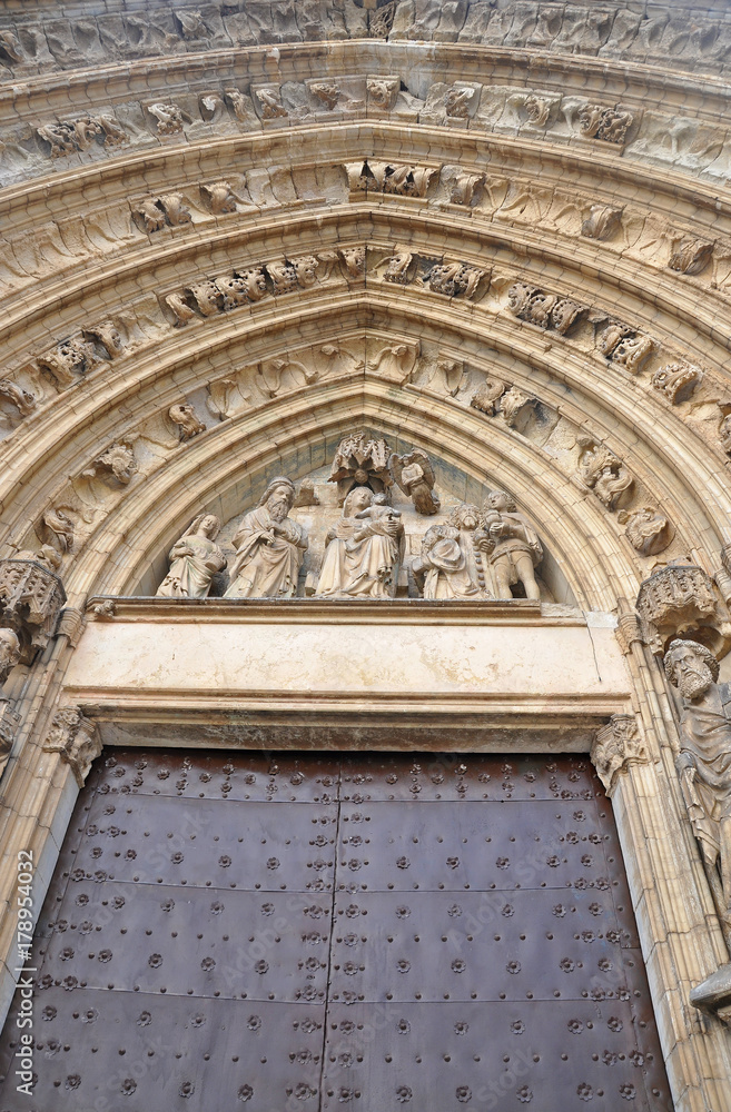 The entrance of Castello d Empuries, Spain