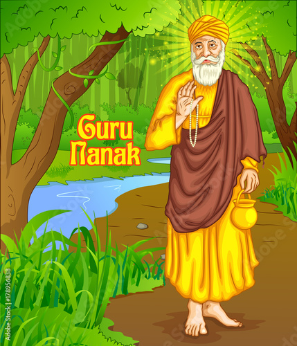 happy guru nanak jayanti illustration posters banners