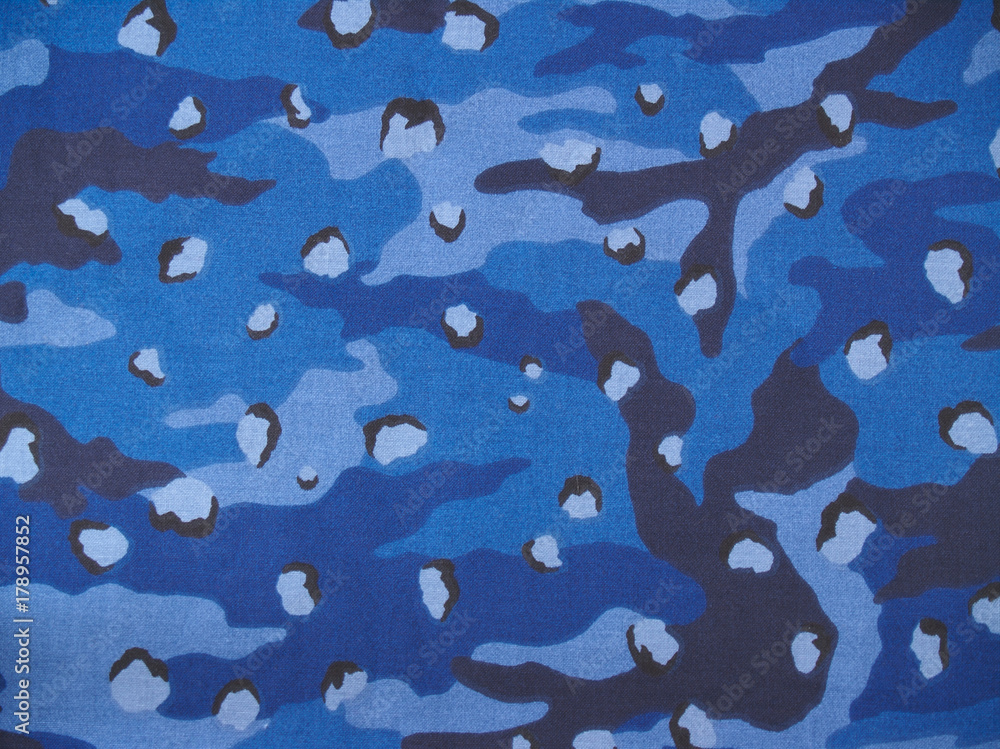 Blue Camouflage Blue Camouflage