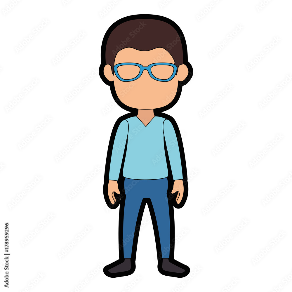 businessman avatar character icon