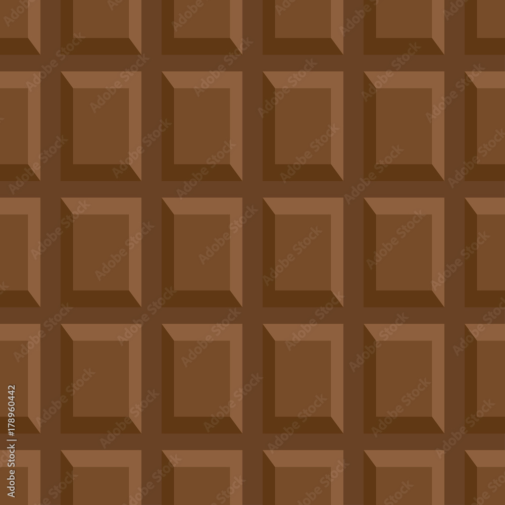 Chocolate seamless pattern, vector