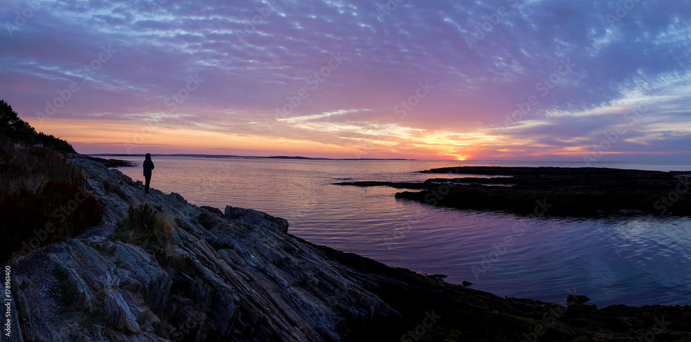Ocean Sunrise - Maine - Bailey's Island