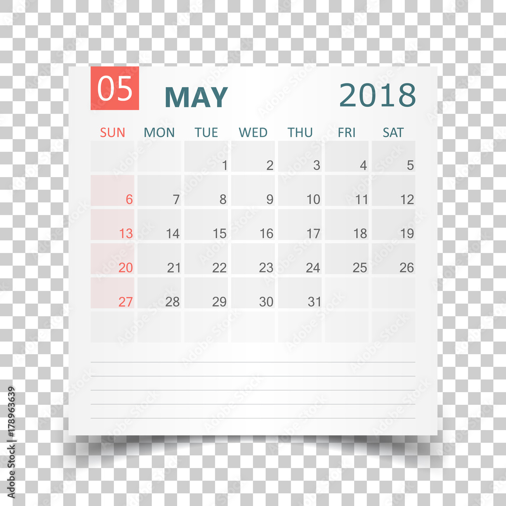 may-2018-calendar-calendar-sticker-design-template-week-starts-on