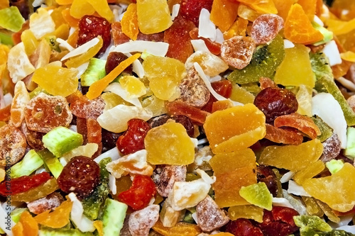 Dried and candied fruits on Grand bazaar Istanbul