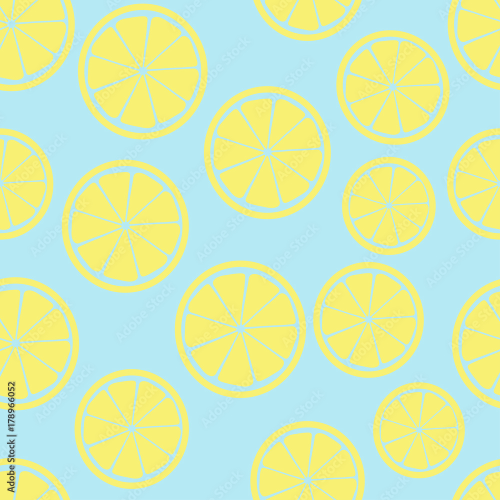 lemon slices seamless pattern lemon slices seamless pattern