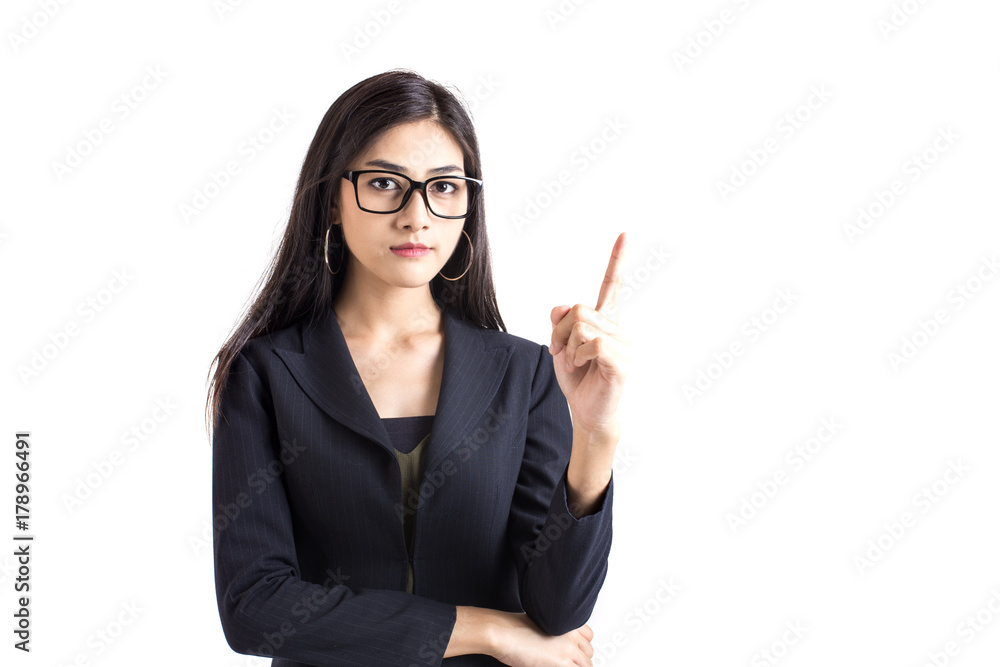 Asian Business Woman smiling, Woman stand and smile, isolated on white background, Woman working concept. Asian Business Woman smiling, Woman stand and smile, isolated on white background, Woman working concept.