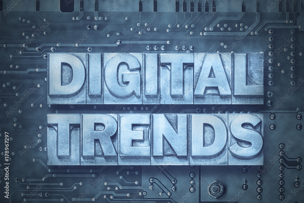 Obraz premium digital trends pc board
