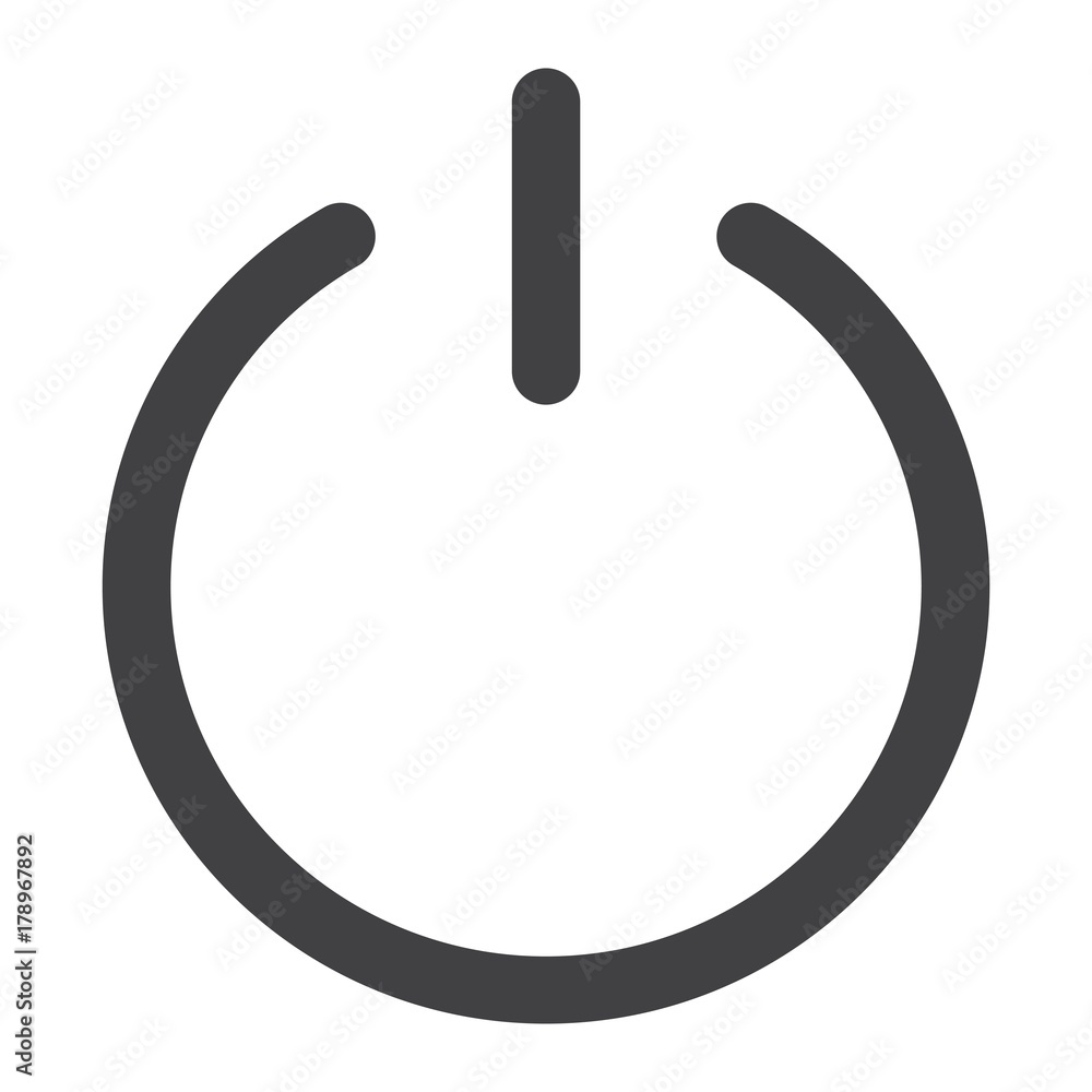 Power glyph icon, web and mobile, push sign vector graphics, a solid pattern on a white background, eps 10. Power glyph icon, web and mobile, push sign vector graphics, a solid pattern on a white background, eps 10.