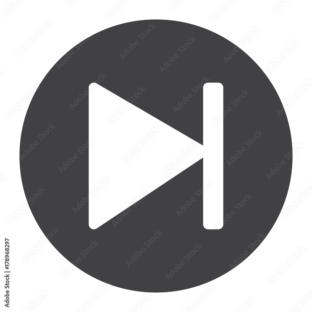 Next button glyph icon, web and mobile, audio sign vector graphics, a solid pattern on a white background, eps 10. Next button glyph icon, web and mobile, audio sign vector graphics, a solid pattern on a white background, eps 10.
