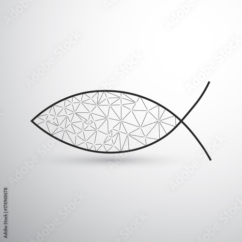 Geometric Christian fish