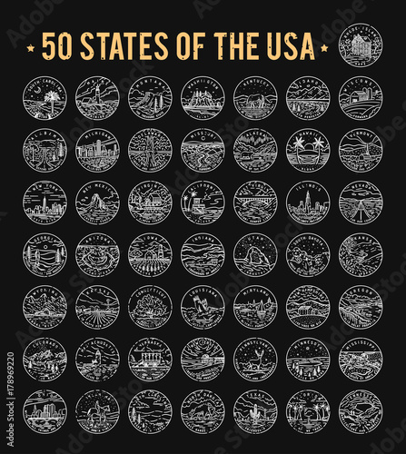 50 States of the USA