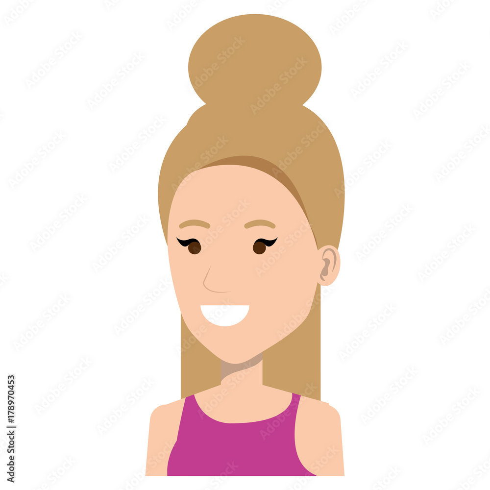beautiful woman avatar character beautiful woman avatar character