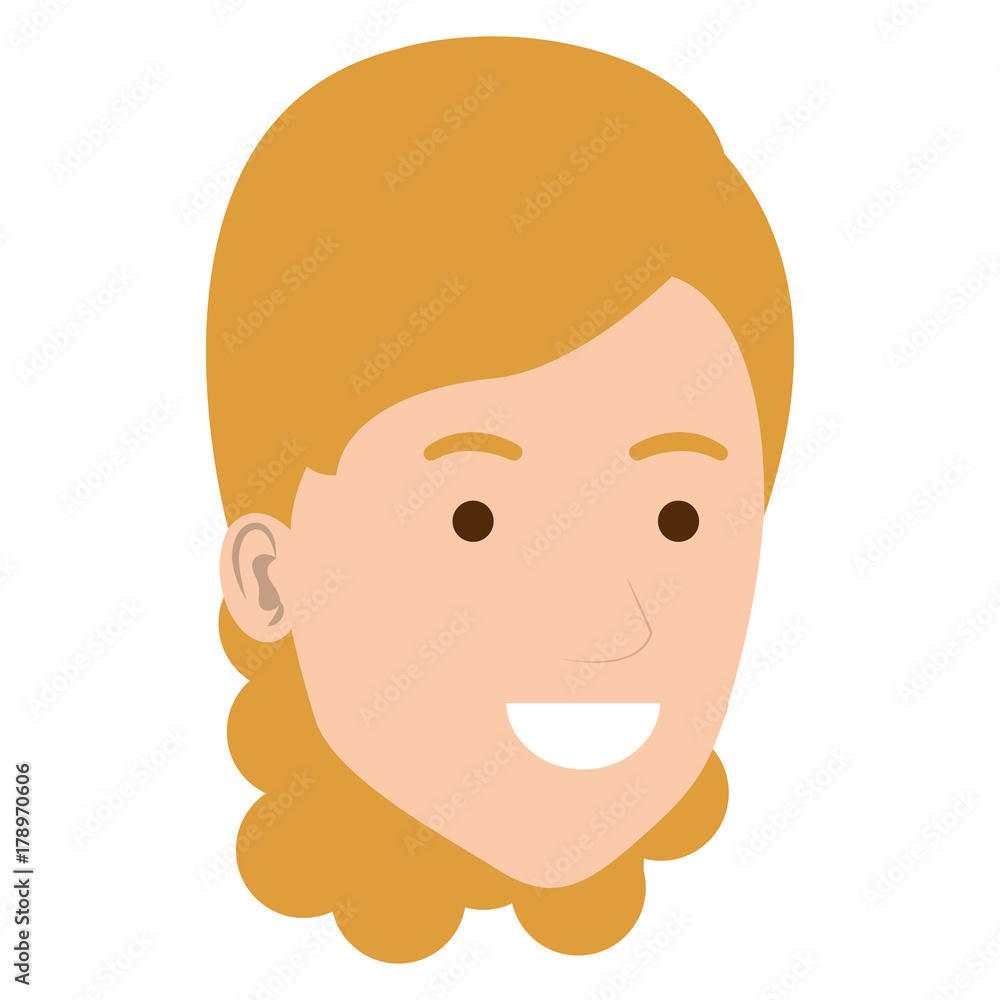 beautiful woman head avatar character beautiful woman head avatar character