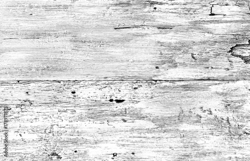 Background and texture of White color painted on wood plank.