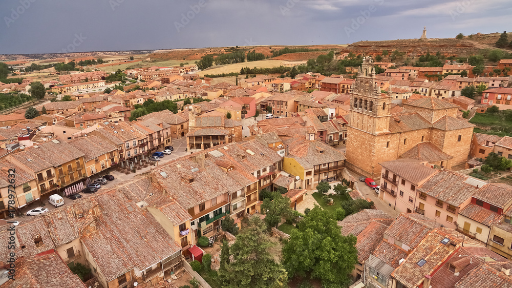 Ayllon village in Segovia province, Spain