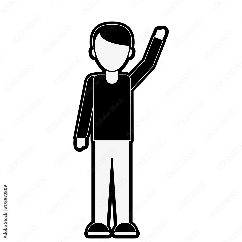 man with shirt and pants full body icon image vector illustration design man with shirt and pants full body icon image vector illustration design