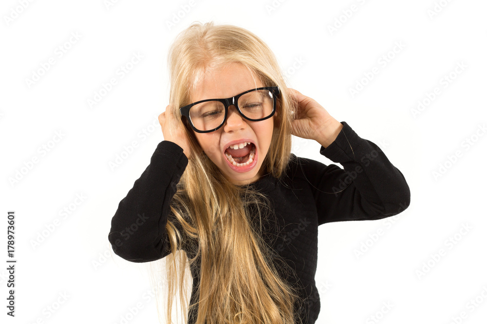 Attractive cute girl in dark dress Attractive cute girl in dark dress