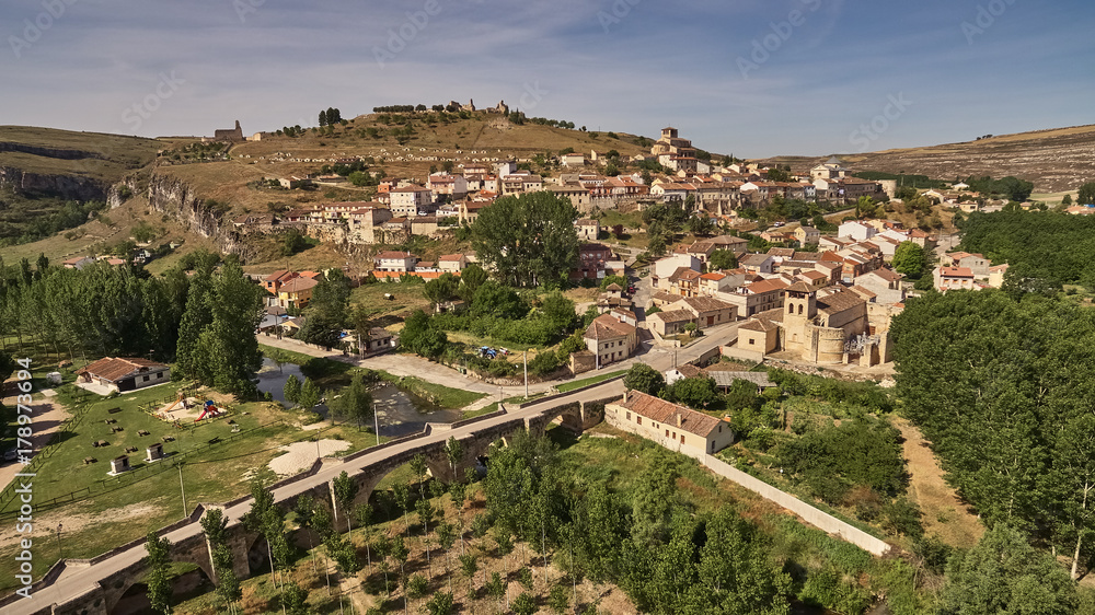 Fuentidueña village in Segovia, Spain