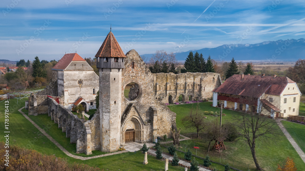 Carta Monastery former Cistercian (Benedictine) religious architecture in Transylvania