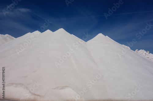 Salt in the salines of Mallorca photo