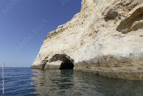 Acantilados en la costa de la Península Ibérica