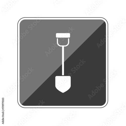 Schaufel - Reflektierender App Button