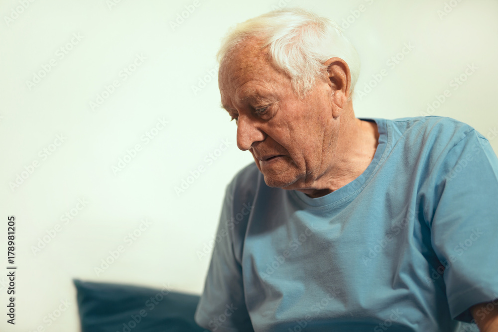 Portrait of senior man at home Portrait of senior man at home