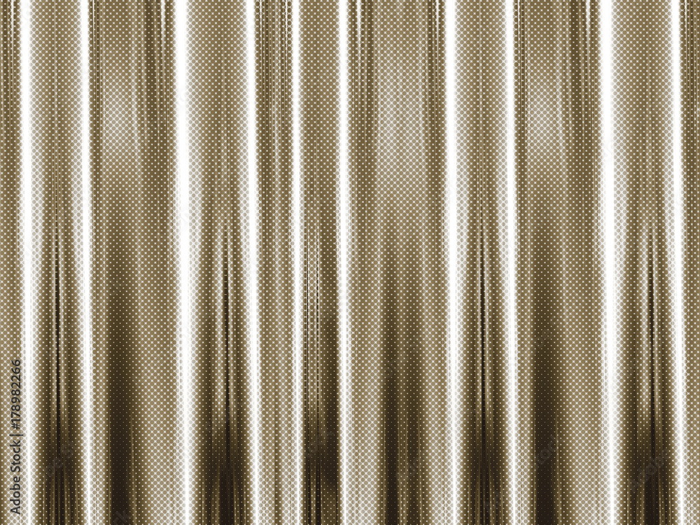 Obraz premium A gold silk curtain background with halftone pattern