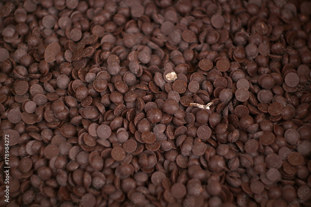 chocolate round crumbs for decor background chocolate round crumbs for decor background
