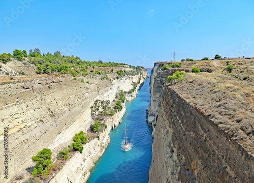 Canal de Corinto, Corinto, Grecia, Europa photo
