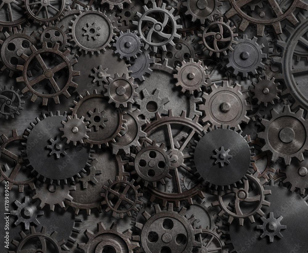 gears and cogs technology background 3d illustration gears and cogs technology background 3d illustration