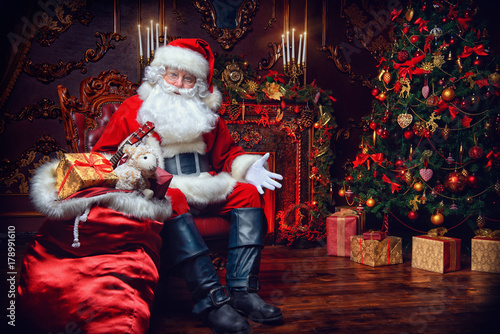 surprised Santa Claus