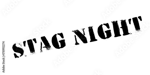 Stag Night rubber stamp. Grunge design with dust scratches. Effects can be easily removed for a clean, crisp look. Color is easily changed.