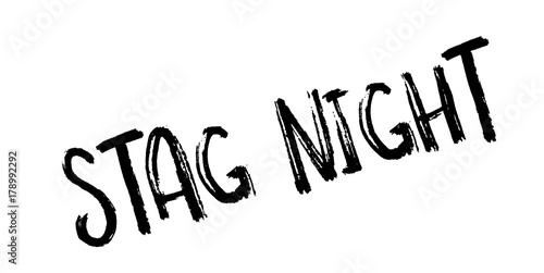 Stag Night rubber stamp. Grunge design with dust scratches. Effects can be easily removed for a clean, crisp look. Color is easily changed.